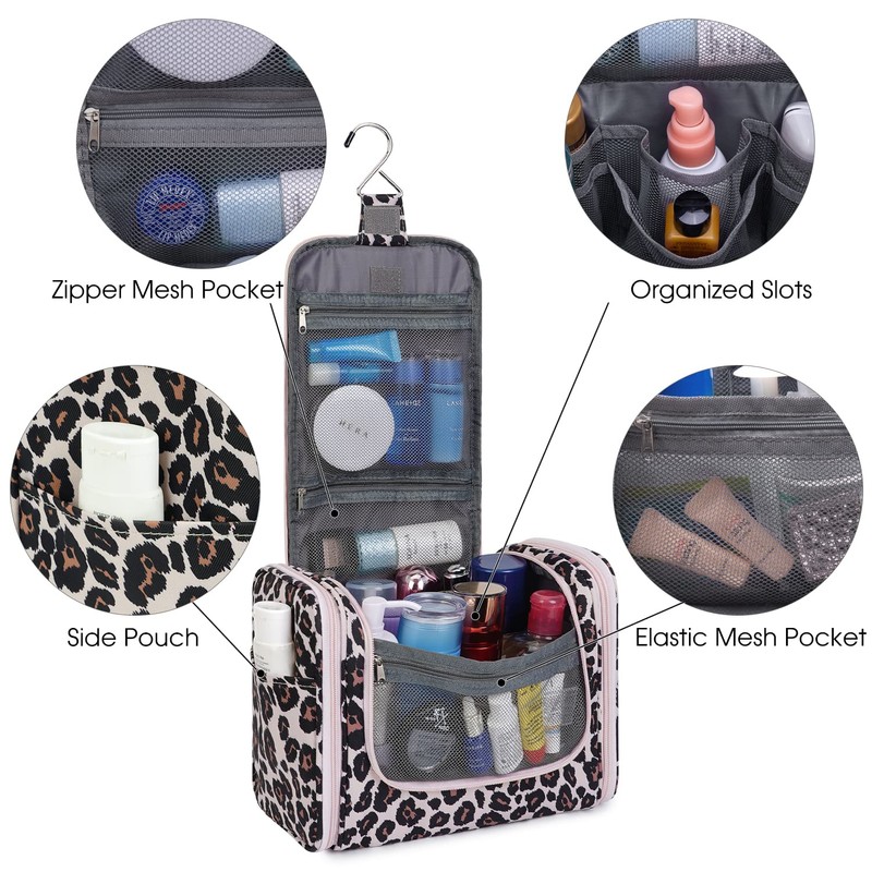 Large Hanging Toiletry Wash Bag Travel Makeup Cosmetic Organizer for