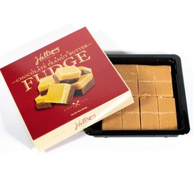 Chocolate Peanut Butter Layered Fudge, 1 Pound