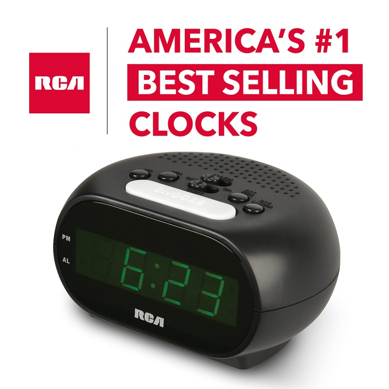RCA Digital Alarm Clock with Night Light