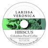 Hibiscus Colombian Decaf Coffee (Single Serve K-Cup Pods) (Gourmet, Naturally