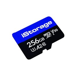 iStorage Tarjeta microSD 256 GB  Cifrar Datos almacenados en Tarjetas microSD utilizando la Unidad Flash SD DatAshur  Compatible Solo con Unidades SD