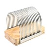 Bread Slicer, Stainless Steel Manual Bread Slicer, Compact Bread Cutter