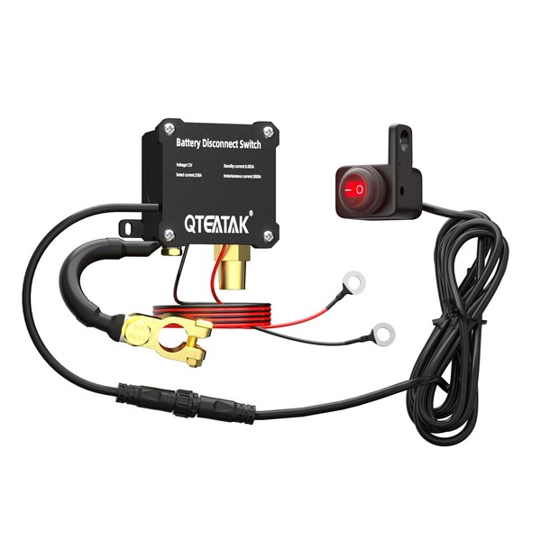 12V 250A Battery Disconnect Switch Kill Switch, Prevent Battery Drain