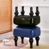 Cmishe Ottoman Leather Foot Rest with Thicker Foam Padded Seat,