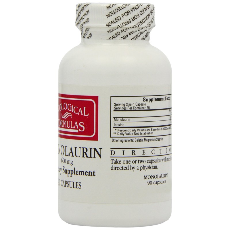 Ecological Formulas Monolaurin 600mg - 90 Capsules