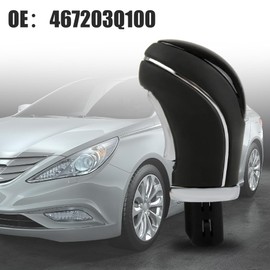 BROODAY Auto Gear Shift Lever Knob 46720-3Q100-RY Fit for 2012-2016 Azera, 2011-2015 Hyundai Sonata OEM Parts,Rotary Gear Shift Knob Assembly