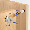 Jamiikury 20 Sets Furniture Cam Lock Fasteners - 3-in-1 Locks