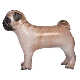 AirCandy Inflatable Dog - Pug The Perfect pet. No Need to Feed just Fill with Air & Love