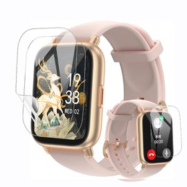 【LAZIRO 2024 Improved Model】For RUIMEN H1 Smartwatch 1.85 Inch Protective Film (3-Pack) 24-Hour Bubble Auto-Elimination TPU Ultra-Thin High Transparency (Low Reflection) Anti-Fingerprint Oil-Repellent