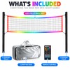 31 FT Light-Up Volleyball Net – Large recreational volleyball net