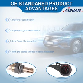 AISHAN 4PC O2 Oxygen Sensor Upstream/Downstream Compatible with Ford F250 F350 E150 E250 E350 Explorer Mazda B4000 Lincoln Town Mercury Replace 15717 15716 15718 15719 5C5Z9F472BA 234-4071