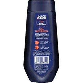 Just For Men Shampoo y Acondicionador 2 en 1 Extra Fortalecimiento con Keratina 295mL