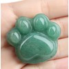 YATOJUZI YATOJUZI Green Aventurine 1.5" Worry Stones for Anxiety Crystals and Healing Stones Cat Paw Worry Stone Anxiety Relief Items Meditation Accessories Stress Relief Cat Gifts for Women Cat Lovers
