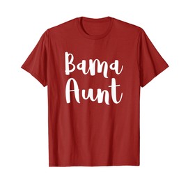 Bama Aunt Alabama Gift Football Christmas T-Shirt
