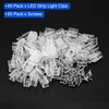 Boxonly Rope Light Mounting Brackets 60pcs Neon Light Fixing Clip