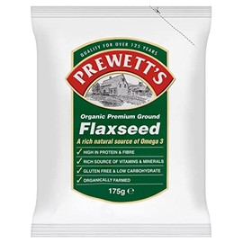 PREWETTS Organic Ground Flaxseed 175g (PACK OF 4)
