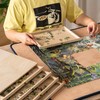 Becko US Wooden Puzzle Sorting Trays with Sliding Drawer Design,