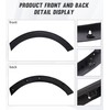 YUWUTF Front Right Door Fender Flare Molding Trim Compatible with