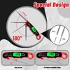 Meat Thermometer Digital, Instant Read Meat Thermometer with Backlight &