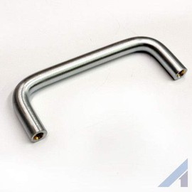 Satin Chrome Century Hardware Solid 3" Cabinet Pull Brass Satin Bright Chrome 1003326 100333