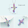 QGJNSGC Cross Urn Necklace for Ashes Butterfly Cremation Jewelry Ashes