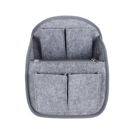 Luxja Backpack Organiser, Felt Organiser Insert for Backpack, Lightweight Backpack Organiser Insert, Grey