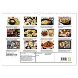 So schmeckt Südkorea: Kreative koreanische Küche (Wandkalender 2026 DIN A3 quer), CALVENDO Monatskalender