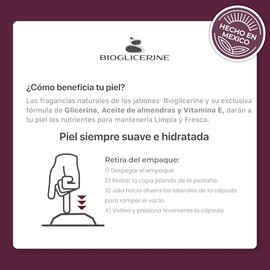 Set de Jabones Guilty Pleasure  2 Pack  Jabón de Glicerina con Vitamina E  Hidratante y Humectante  Ideal para Todo Tipo de Piel  Aroma Cerezas...    