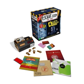 Escape Room The Game, Version 2 - with 4 Thrilling Escape Rooms | Solve The Mystery Board Game for Adults and Teens
