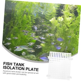 BUGUUYO Fish Tank Board 10 Gallon Fish Tank Fish Tank Divider 20 Gallon Fish Tank Separator Flapper Accessories Fish Tank Dividing Net Acrylic Aquarium Net