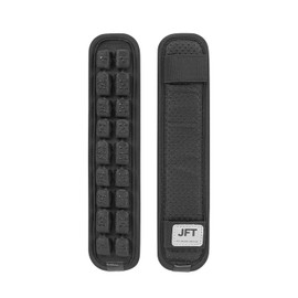 JFT Shoulder Strap Pad of 3D Air Cushion, Backpack Accessories, Non-Slip Shoulder Strap Pad, for Hiking and Camping Bags(Black, 2pcs) BP-175