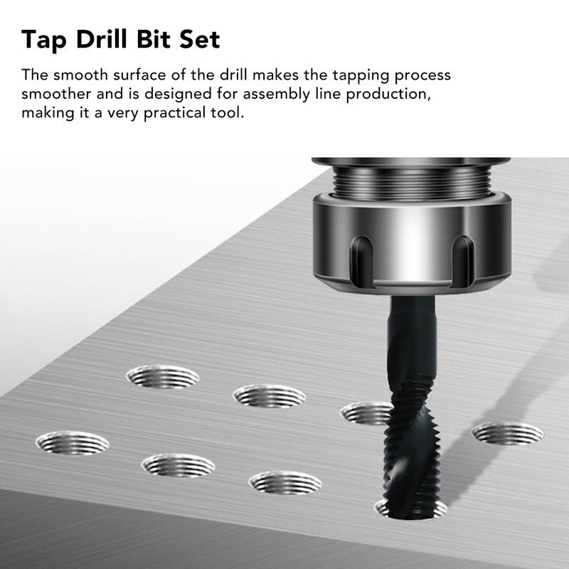 Hex Shank Combination Drill Tap 3 in 1 High Speed