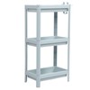 Bathroom Floor Storage Shelf Bathroom Storage Open Shelf Unit Freestanding