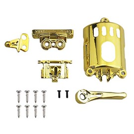 Daiilg Clipper Modified Shell Hair Clipper Housing Cover for Replacement Accessory 8148 8591 Kit Golden