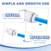 PATIKIL 6pcs Hose Quick Release Cap 14mm (5/9") Hose OD