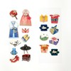 Generic Korean Traditional Culture 3D Stickers (18pcs) : Noble's Clothing