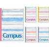 Kokuyo limited pattern campus notebook Watercolor Border Pack of 5