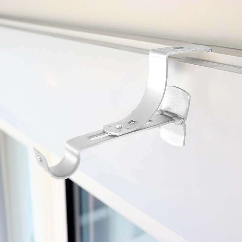 2 x White Heavy Duty No Drilling Roller Blind Box