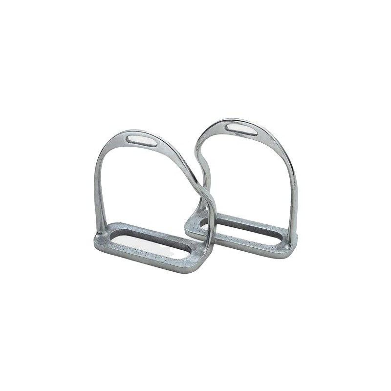Shires Equestrian - Bent Leg Stirrup Iron - S/steel -