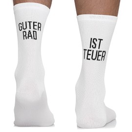 TODO Men's and Women's Cycling Socks Breathable Road Bike Socks Men's Cycling Socks with Motif Also Running Socks, With - Good wheel is expensive