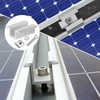 12 pcs Solar Panel Mounting Clamps Aluminium AL6005-T5,Mid Clamps for
