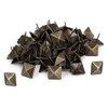 50pcs Bronze 14x20mm Metal Square Head Nail Upholstery Tack Decorative