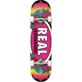 REAL Roses Oval Skateboard Complete-8.0