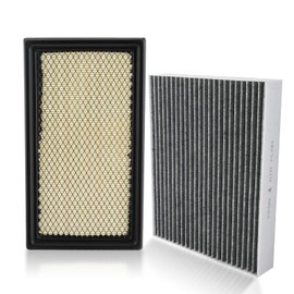 partszen FP89 FA-1884 Cabin and Engine Air Filter Fit for Ford Explorer 2.3L 3.0L Police Interceptor Utility 3.0L 2020-2024 Replace 7T4Z-9601-A CV12772