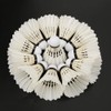 Badminton Shuttlecocks Goose Feather High Speed Badminton Balls for Indoor