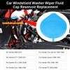 Keenso Windscreen Washer Cap, Plastic Car Screenwash Fluid Cap Windshield