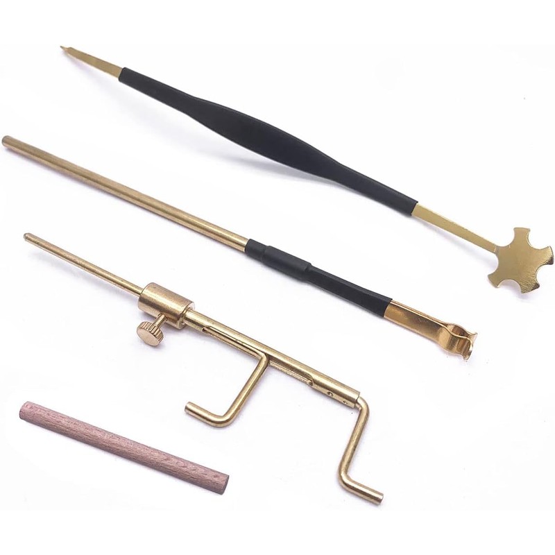 TUOREN 14 Pieces Violin Luthier Install Repair Tool Kit with