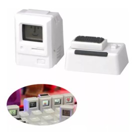 PMX Teclas Computadora Decorativas, Mini Computadora Decoración