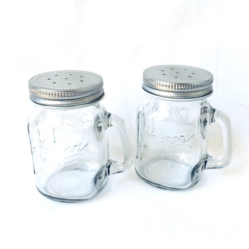 Mason Craft & More 2pc Mason Glass Jar Salt and