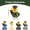 40pcs Mini Veteran Tribute Ducks, Resin Miniature Military Soldier Ducks